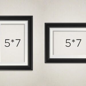 LAMINATED PHOTO FRAME 5*7 (Landscape / Portrait - Single Piece)