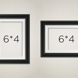 LAMINATED PHOTO FRAME 6*4 (Landscape / Portrait - Single Piece)