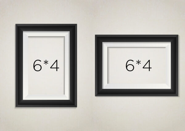 LAMINATED PHOTO FRAME 6*4 (Landscape / Portrait - Single Piece)